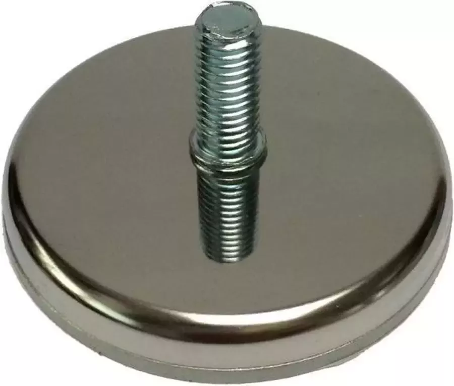 Furniture Legs Europe Chromen stelvoet rond diameter 7 cm (M10) (set van 4 stuks)