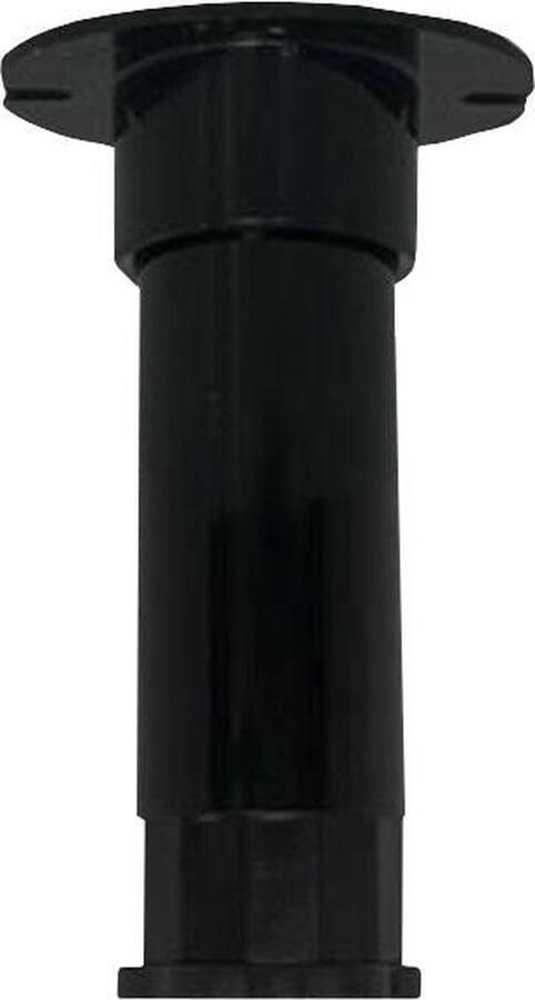 Furniture Legs Europe FLE Kunststof verstelbare meubelpoot zwart rond ø 3 cm en hoogte 10 cm