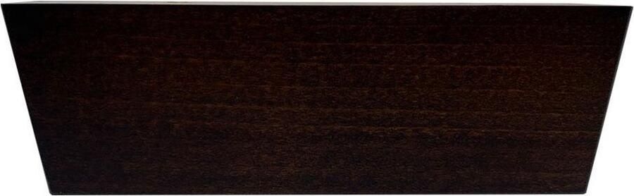 Furniture Legs Europe FLE Meubelpoot bruin vierkant 16 bij 4 5 cm en hoogte 5 cm van massief hout