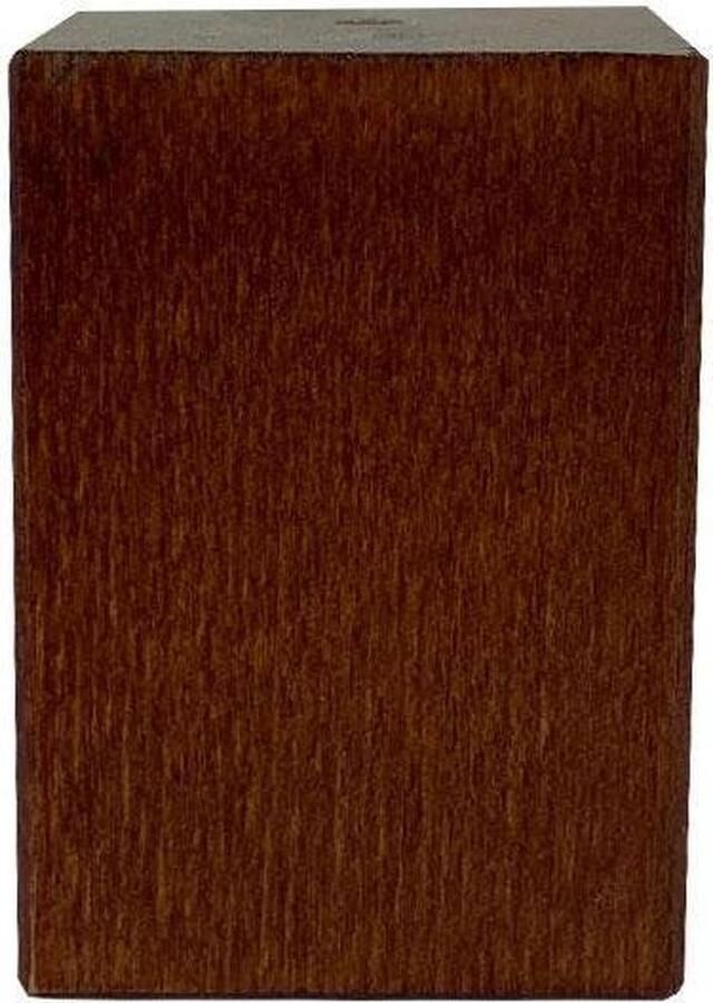 Furniture Legs Europe FLE Meubelpoot kersen vierkant 5 bij 5 cm en hoogte 7 cm van massief hout
