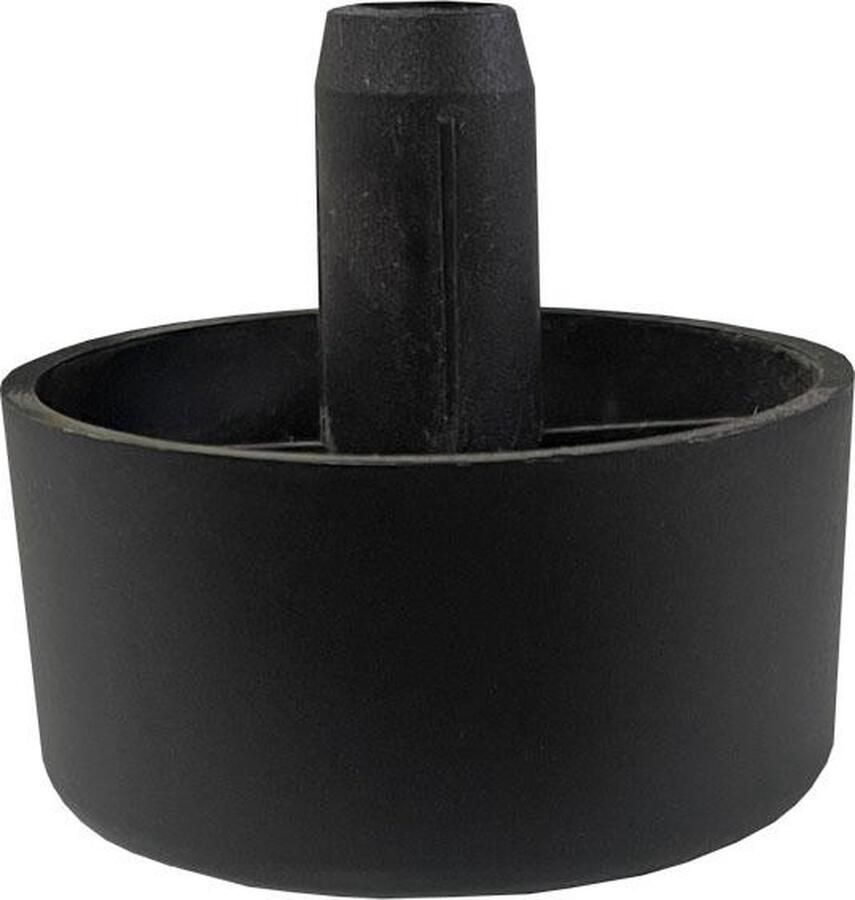 Furniture Legs Europe FLE Meubelpoot met pin zwart rond Ø 5 cm en hoogte 2 5 cm van kunststof