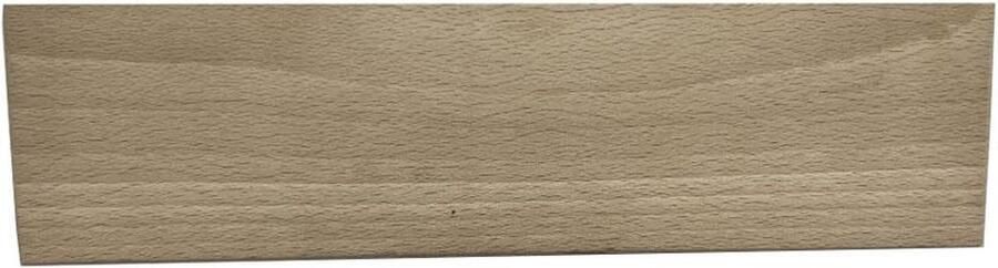 Furniture Legs Europe FLE Meubelpoot rechthoek 23 bij 4 5 cm en hoogte 6 cm van massief hout