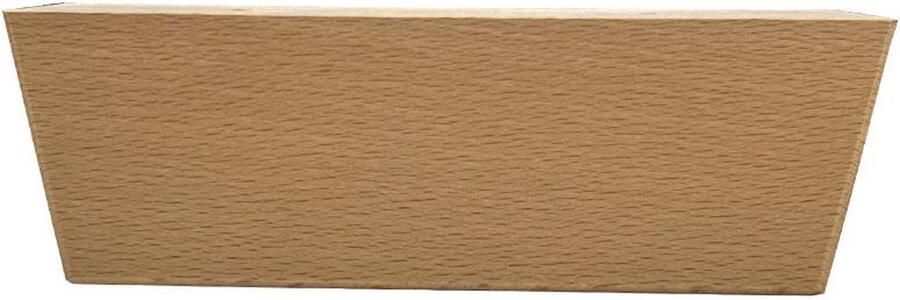 Furniture Legs Europe FLE Meubelpoot vierkant 16 bij 4 5 cm en hoogte 5 cm van massief hout