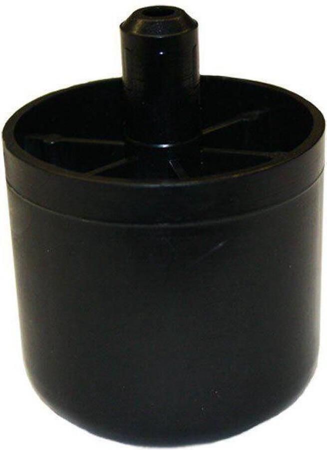 Furniture Legs Europe FLE Meubelpoot zwart rond 5 bij 5 cm en hoogte 5 cm van kunststof