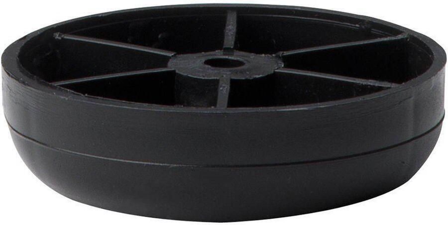 Furniture Legs Europe FLE Premium meubelpoot zwart rond Ø 5 cm en hoogte 1 5 cm van kunststof