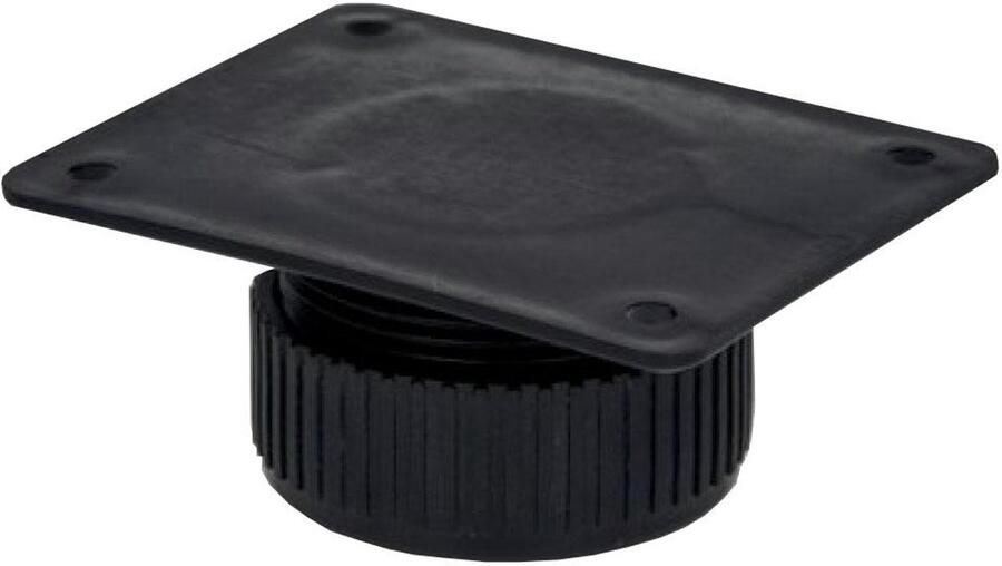 Furniture Legs Europe FLE Set kunststof verstelbare glijder zwart rond ø 5 cm en hoogte 2 5 cm verstelbaar tot 3 5 cm 4 stuks