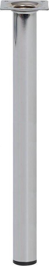 Furniture Legs Europe FLE Stalen meubelpoot chroom rond ø 3 cm en hoogte 50 cm