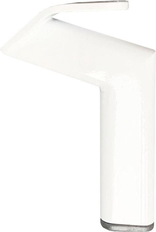 Furniture Legs Europe FLE Stalen meubelpoot wit design 11 5 bij 2 cm en hoogte 16 cm