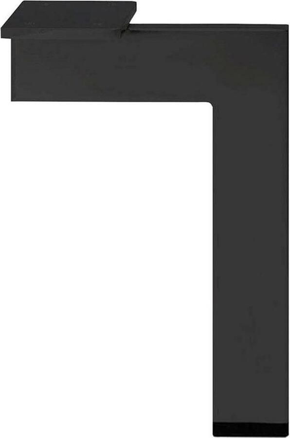 Furniture Legs Europe FLE Stalen meubelpoot zwart design 14 bij 1 5 cm en hoogte 30 cm