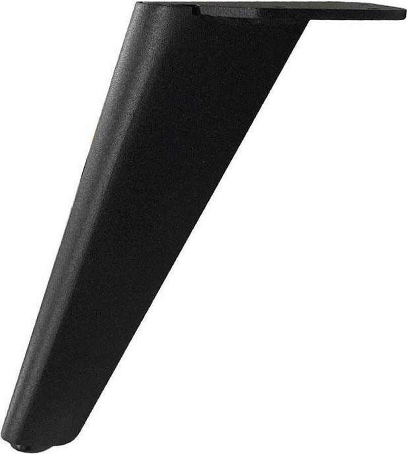 Furniture Legs Europe FLE Stalen meubelpoot zwart design 9 bij 4 5 cm en hoogte 16 cm