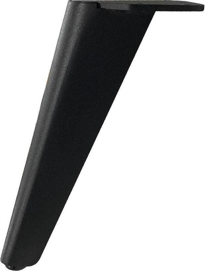 Furniture Legs Europe FLE Stalen meubelpoot zwart design 9 bij 4 5 cm en hoogte 20 cm