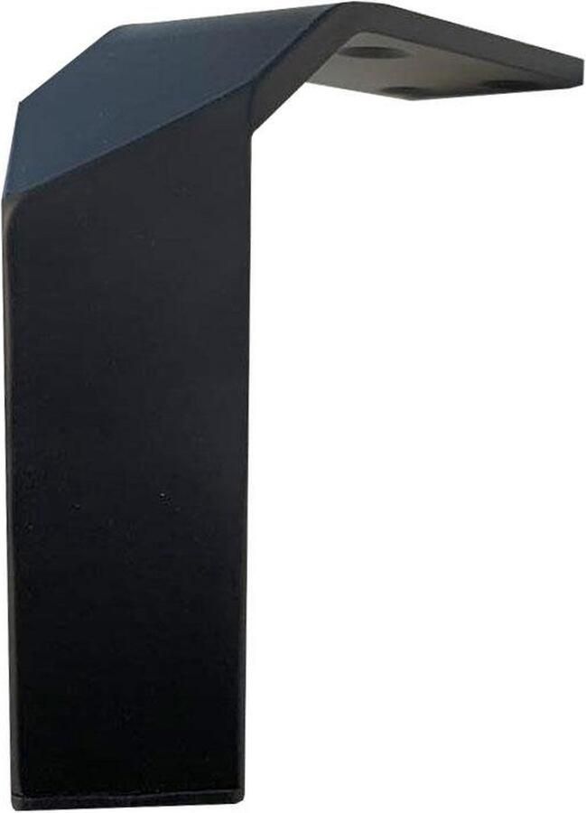 Furniture Legs Europe FLE Stalen meubelpoot zwart vierkant 3 bij 3 cm en hoogte 15 cm