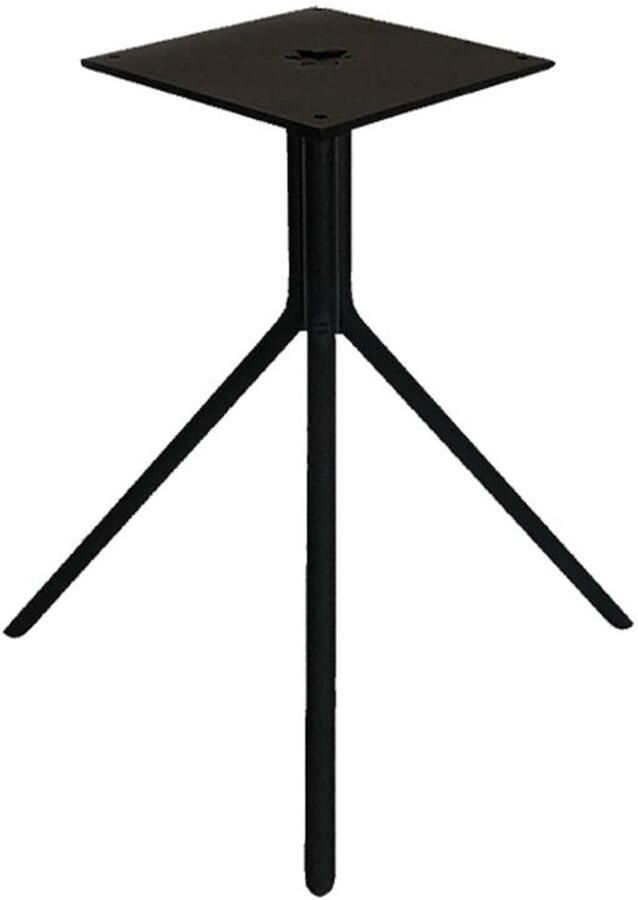 Furniture Legs Europe FLE Stalen salononderstel zwart rond ø 36 cm en hoogte 39 cm (koker 1 6 cm)
