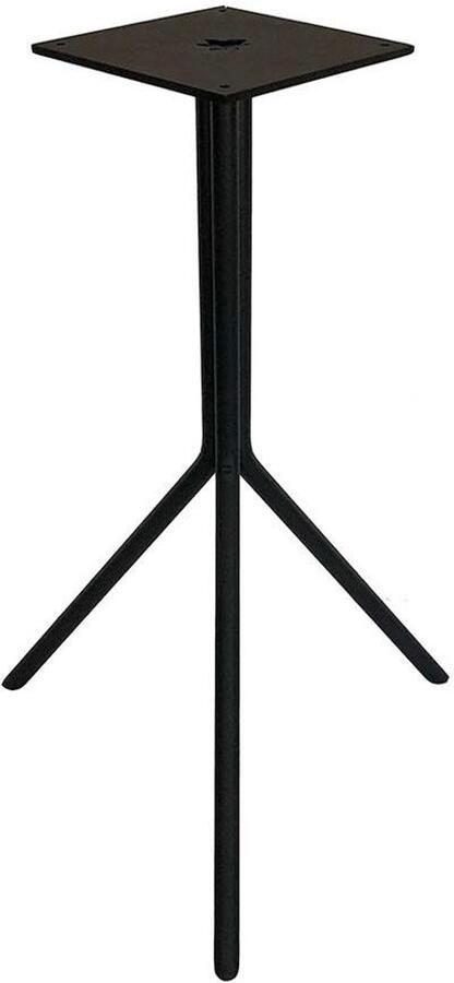 Furniture Legs Europe FLE Stalen salononderstel zwart rond ø 36 cm en hoogte 50 cm (koker 1 6 cm)