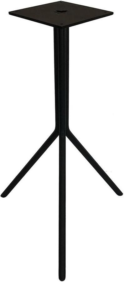 Furniture Legs Europe FLE Stalen salononderstel zwart rond ø 36 cm en hoogte 55 cm (koker 1 6 cm)