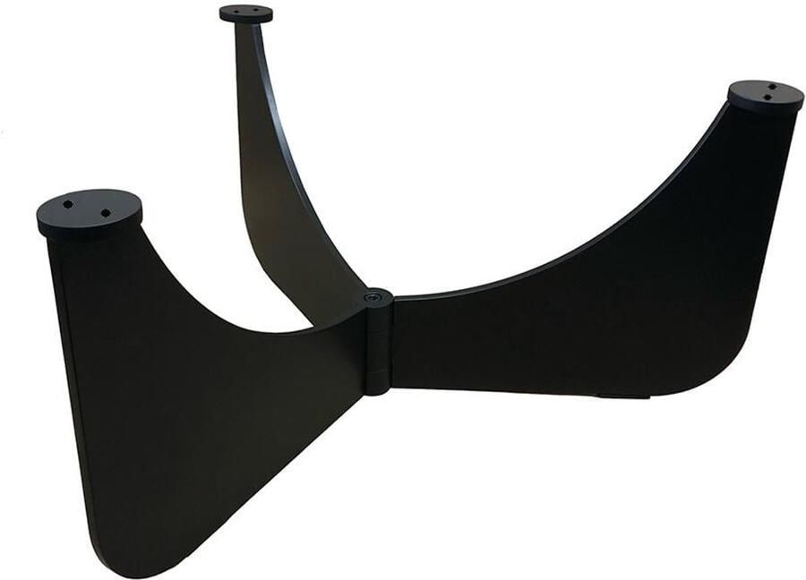 Furniture Legs Europe FLE Stalen salononderstel zwart rond ø 72 cm en hoogte 31 cm (6 x 1 cm)