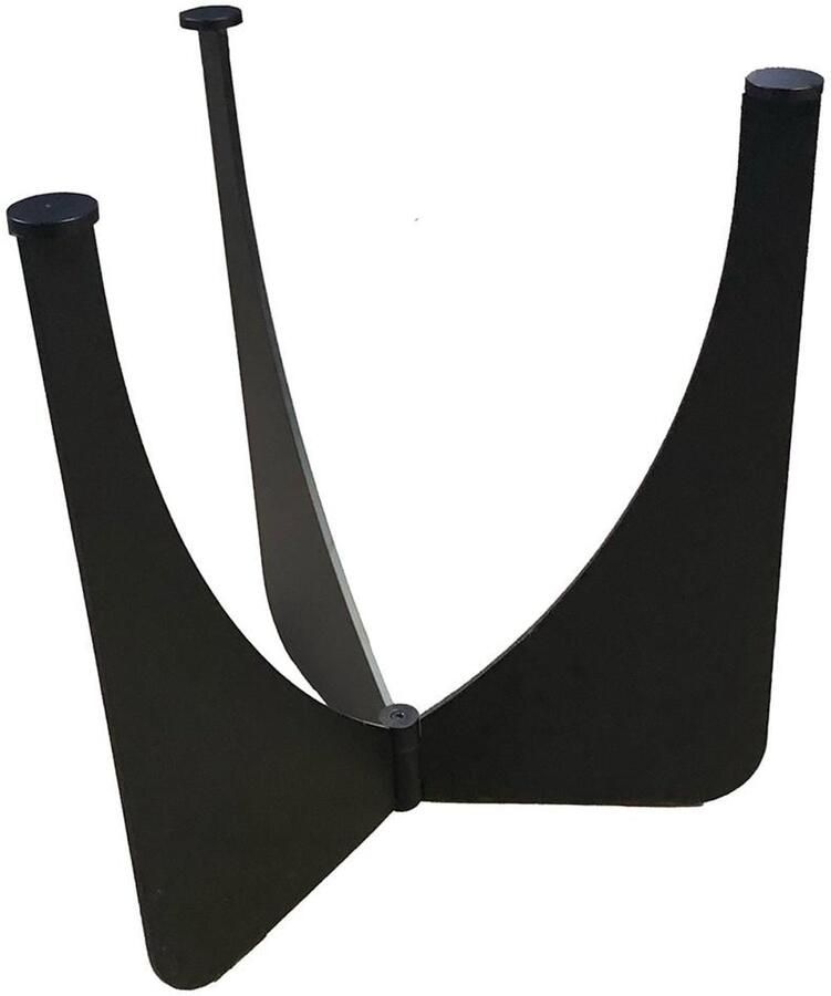 Furniture Legs Europe FLE Stalen salononderstel zwart rond ø 72 cm en hoogte 72 5 cm (6 x 1 cm)