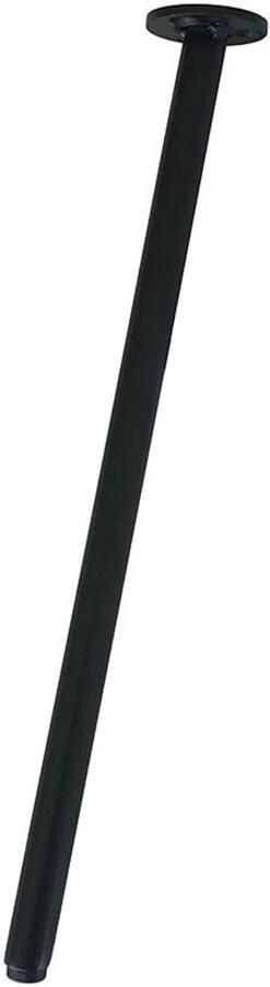 Furniture Legs Europe FLE Stalen schuine meubelpoot grijs rond 1 6 cm en hoogte 33 cm