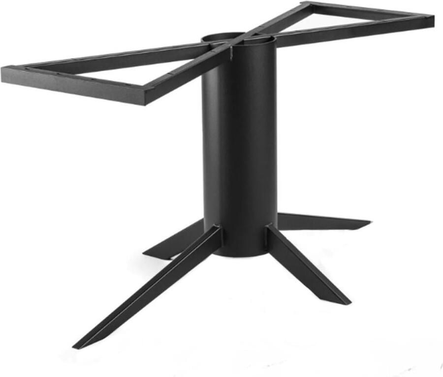 Furniture Legs Europe FLE Stalen tafelonderstel zwart kolom 180 bij 78 cm en hoogte 73 cm - Foto 3