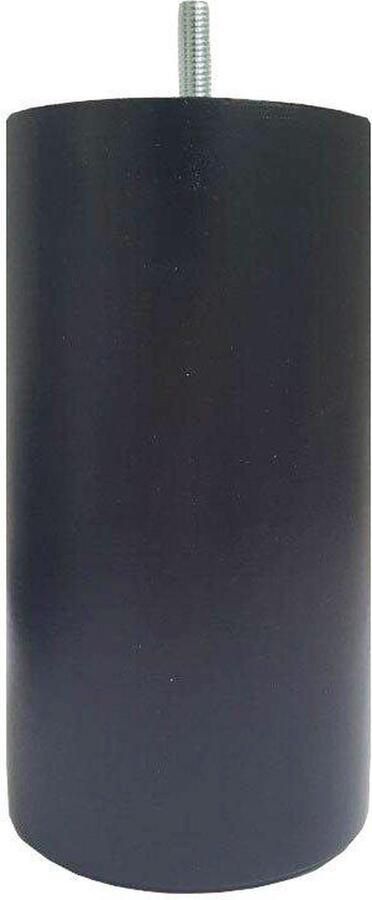 Furniture Legs Europe Meubelpoot bruin rond Ø 9 cm en hoogte 16 cm van massief hout (M8) Set van 4 stuks