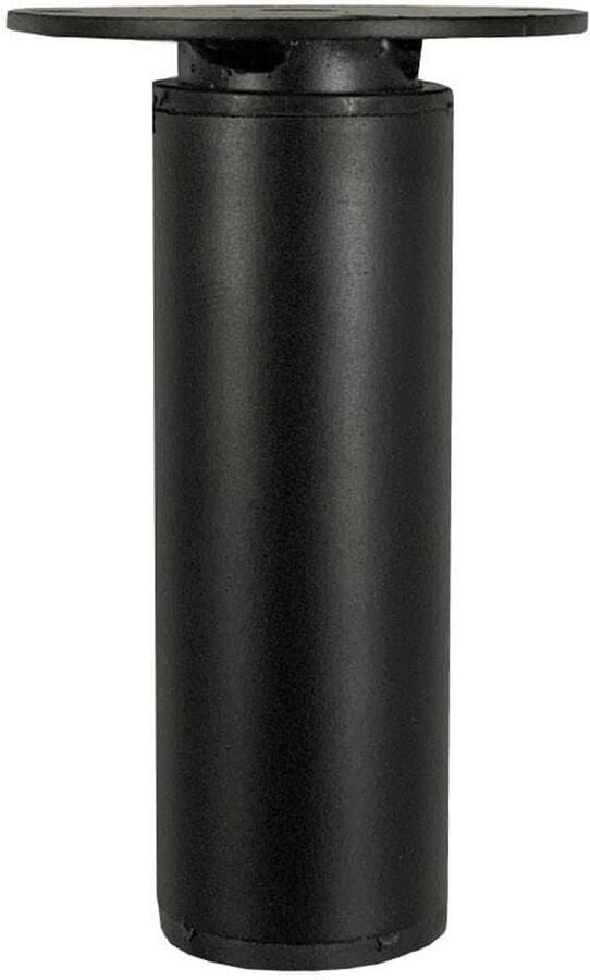 Furniture Legs Europe Premium verstelbare boxspring poten rond ø 3 cm Hoogte 9 5 cm Verstelbaar tot 13 5 cm Diameter 3 cm Mat zwart Staal Set van 12 losse verstelbare boxspringpoten M8 schroefdraad Universele Premium Bedpoten