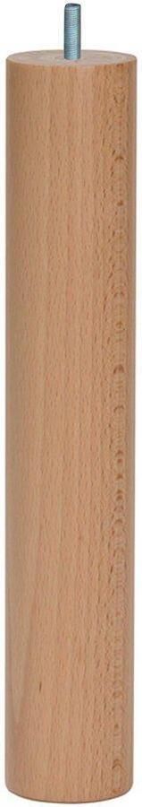 Furniture Legs Europe Ronde houten meubelpoot 28 cm (M8)
