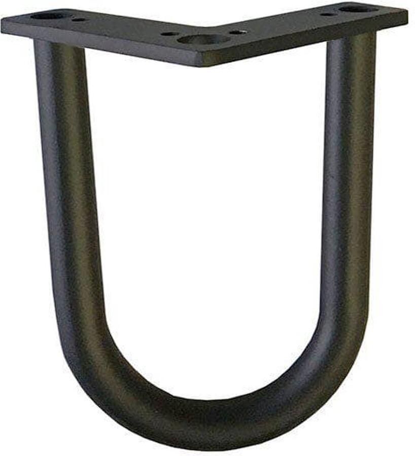 Furniture Legs Europe Stalen hairpin zwart hairpin ø 1 6 cm en hoogte 15 cm Set van 4 stuks