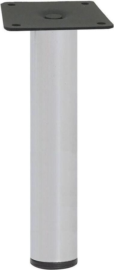 Furniture Legs Europe Stalen meubelpoot chroom rond ø 3 cm en hoogte 20 cm Set van 4 stuks