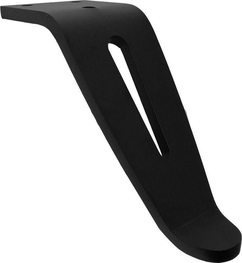 Furniture Legs Europe Stalen meubelpoot zwart design 7 bij 16 cm en hoogte 12 cm Set van 4 stuks