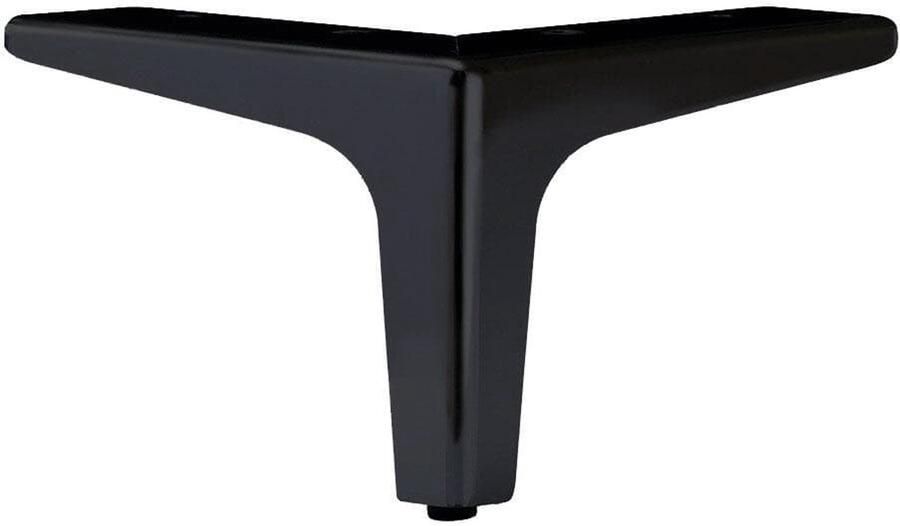 Furniture Legs Europe Stalen meubelpoot zwart hoek 13 5 bij 13 5 cm en hoogte 10 cm Set van 4 stuks