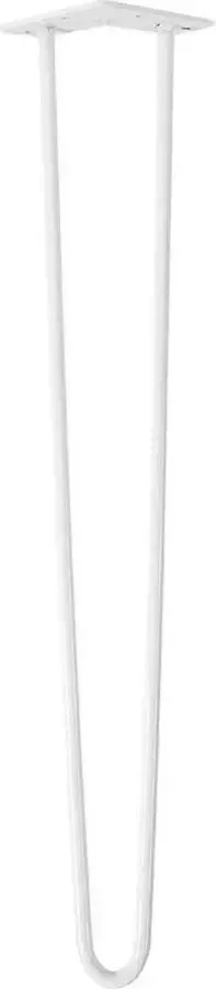 Furniture Legs Europe Massief witte hairpin tafelpoot 71 cm