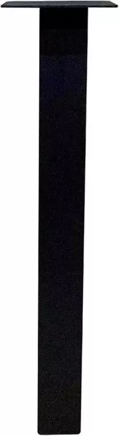 Furniture Legs Europe FLE Stalen rechte tafelpoot zwart vierkant 8 bij 8 cm en hoogte 90 cm (koker 8 x 8 cm) - Foto 2