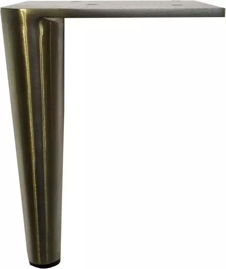 Furniture Legs Europe Ronde kegelvormige RVS meubelpoot 12 5 cm - Foto 1