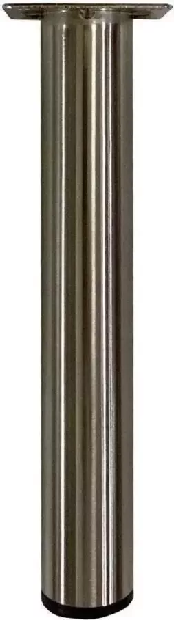 Furniture Legs Europe Ronde RVS look meubelpoot 20 cm