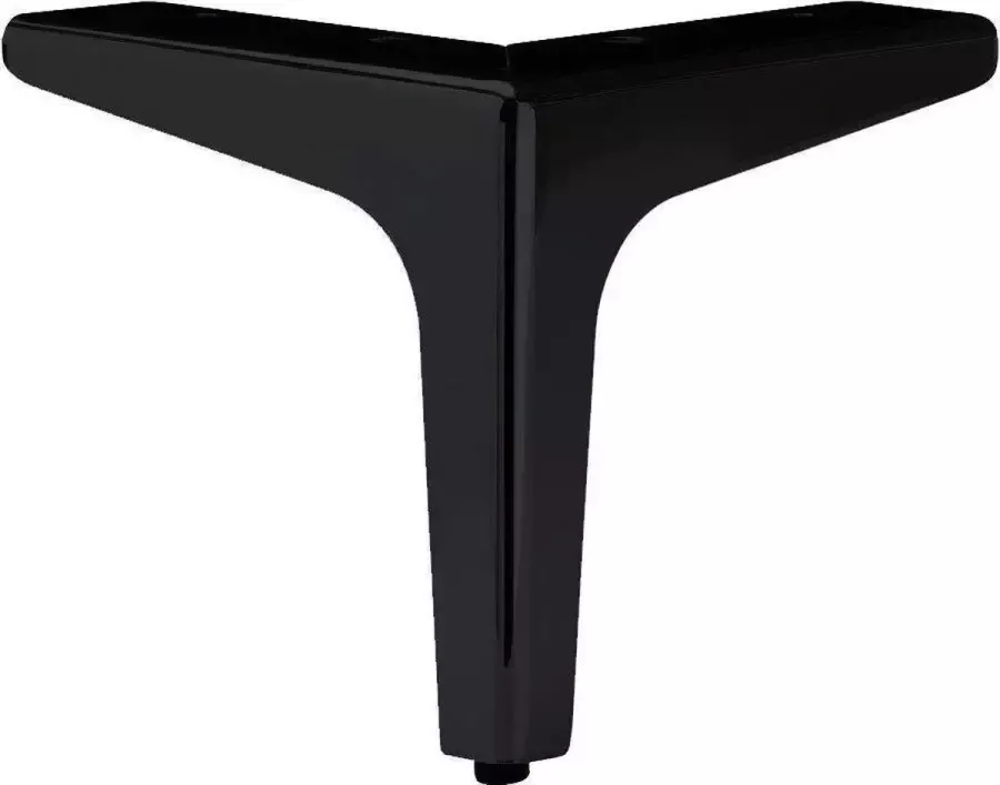 Furniture Legs Europe Hoek Meubelpoot 13 cm Zwart Bankonderdeel