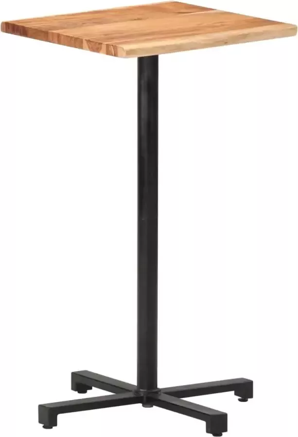 Furniture Limited Bartafel met natuurlijke randen 50x50x110 cm massief acaciahout