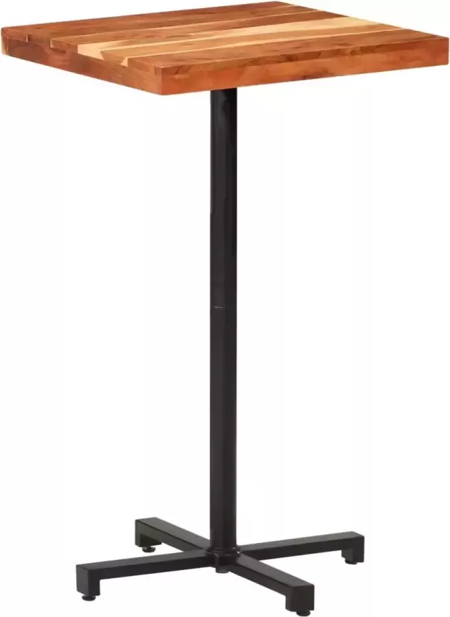 Furniture Limited Bartafel vierkant 60x60x110 cm massief acaciahout