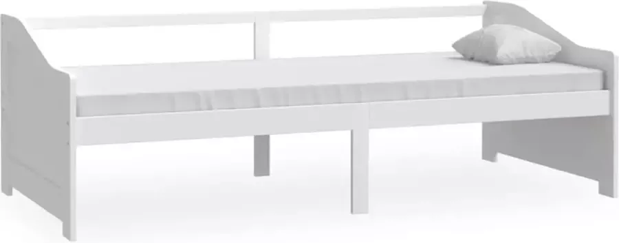 Furniture Limited Bedbank 3-zits massief grenenhout 90x200 cm wit