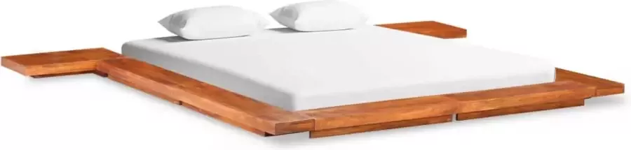 Furniture Limited Bedframe Japanse futon massief acaciahout 160x200 cm