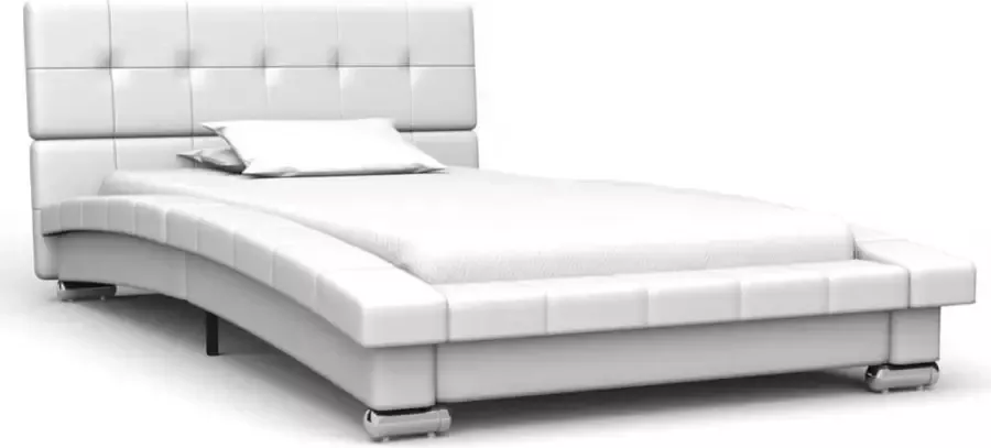 Furniture Limited Bedframe kunstleer wit 200x90 cm