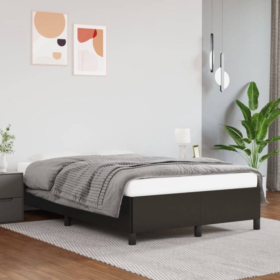 Furniture Limited Bedframe kunstleer zwart 120x200 cm