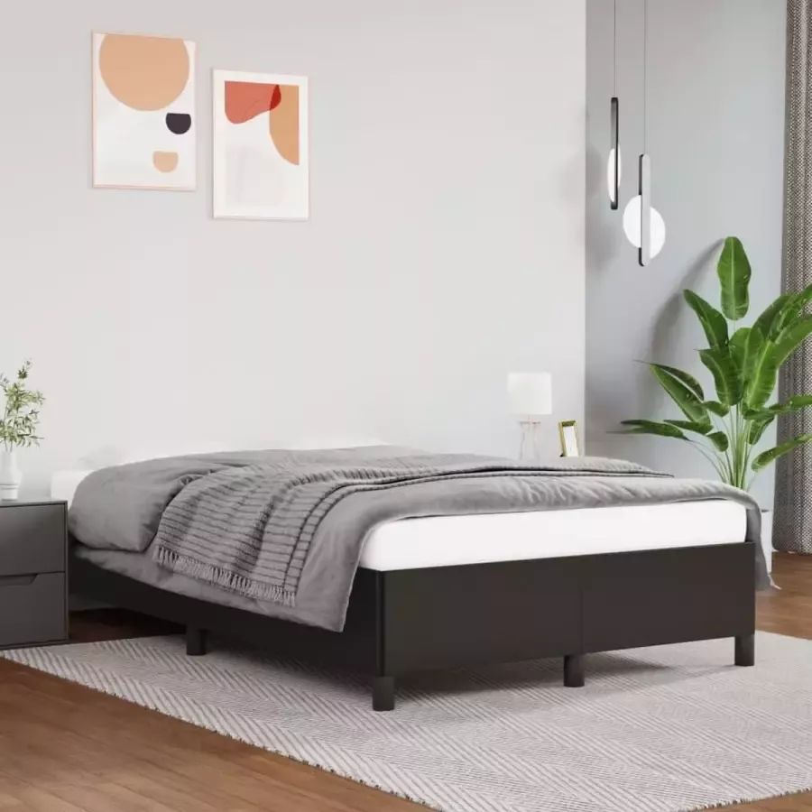 Furniture Limited Bedframe kunstleer zwart 120x200 cm