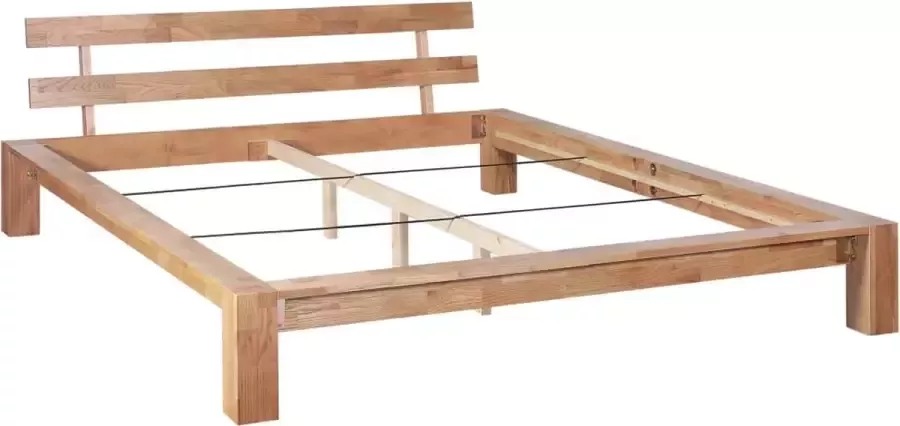 Furniture Limited Bedframe massief eikenhout 160x200 cm