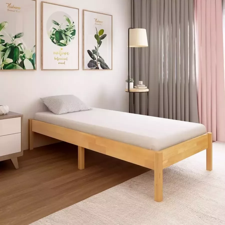 Furniture Limited Bedframe massief eikenhout 90x200 cm