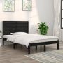Furniture Limited Bedframe massief hout zwart 140x190 cm - Thumbnail 2