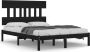 Furniture Limited Bedframe massief hout zwart 140x190 cm - Thumbnail 8