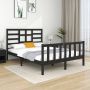 Furniture Limited Bedframe massief hout zwart 140x190 cm - Thumbnail 15