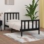 Furniture Limited Bedframe massief hout zwart 90x190 cm 3FT Single - Thumbnail 2