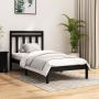 Furniture Limited Bedframe massief hout zwart 90x190 cm 3FT Single - Thumbnail 5