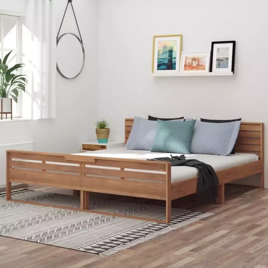 Furniture Limited Bedframe massief teakhout 180x200 cm